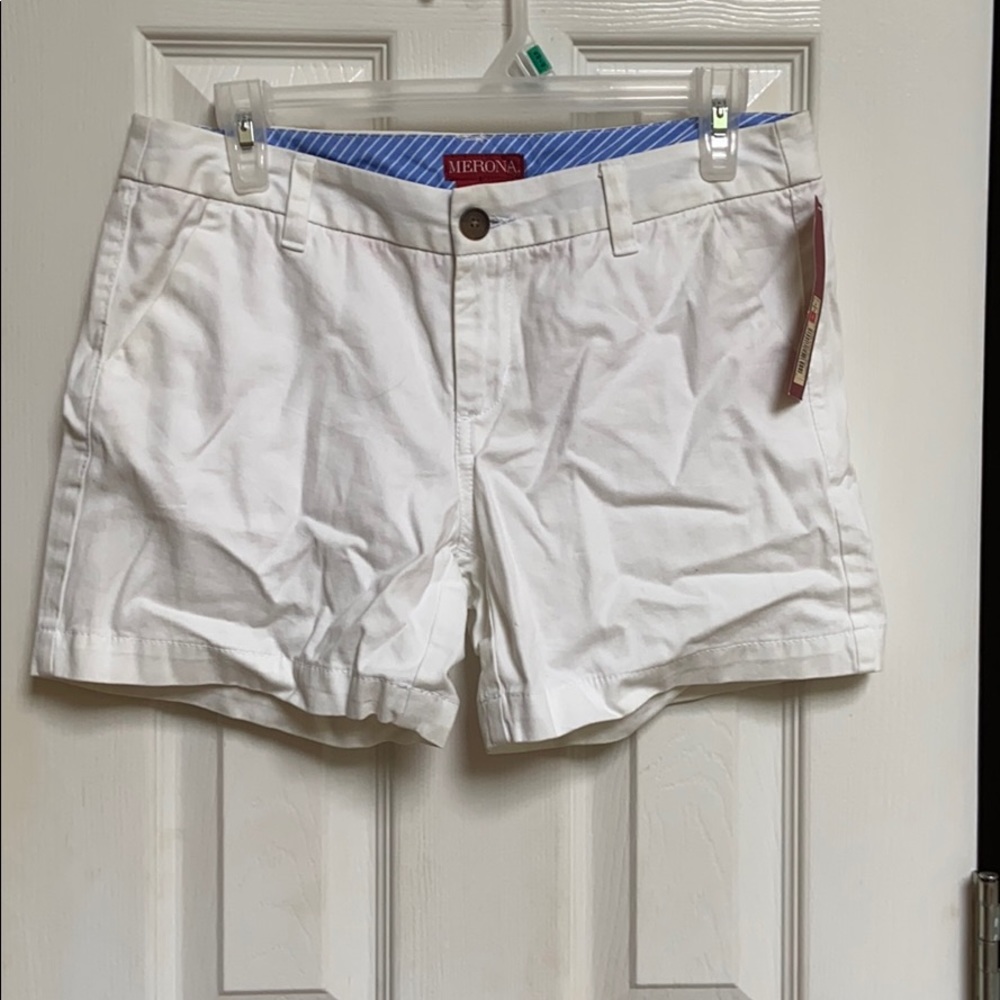 White Cotten shorts
